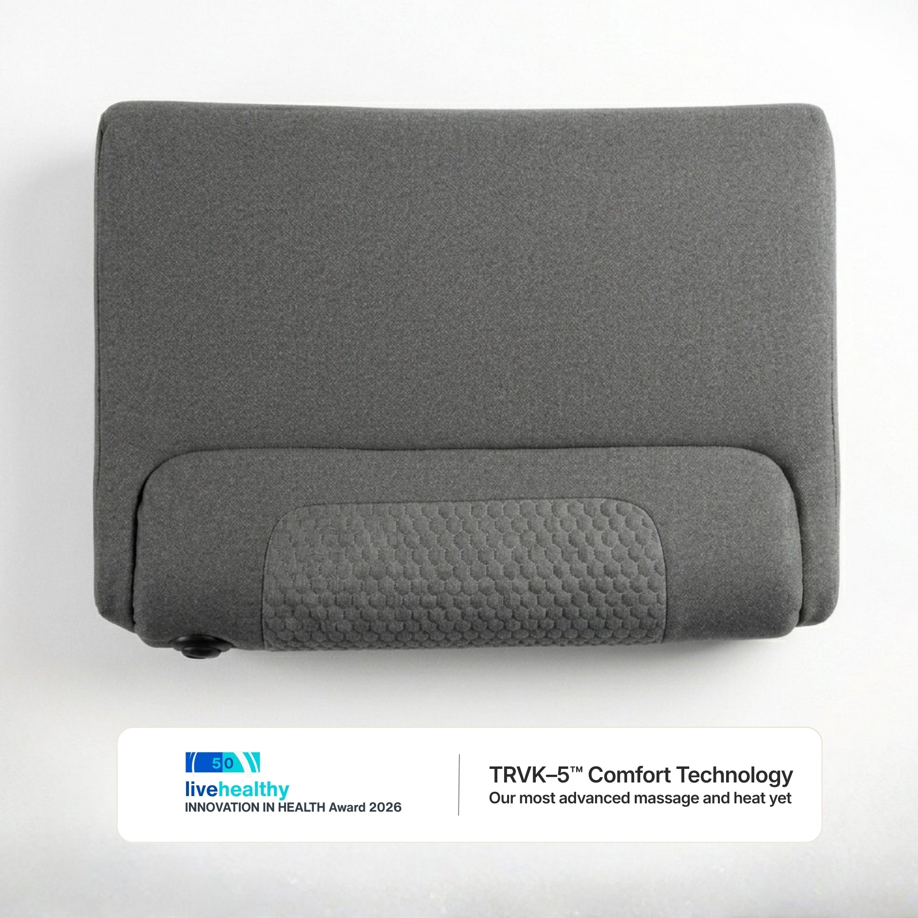 Threvek Pulse overhead product image with award banner